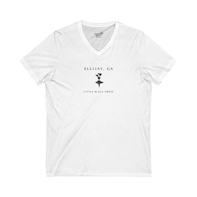 Women’s V-Neck T-shirt, by 515Gear.com | Ellijay, GA | Little Black Dress!