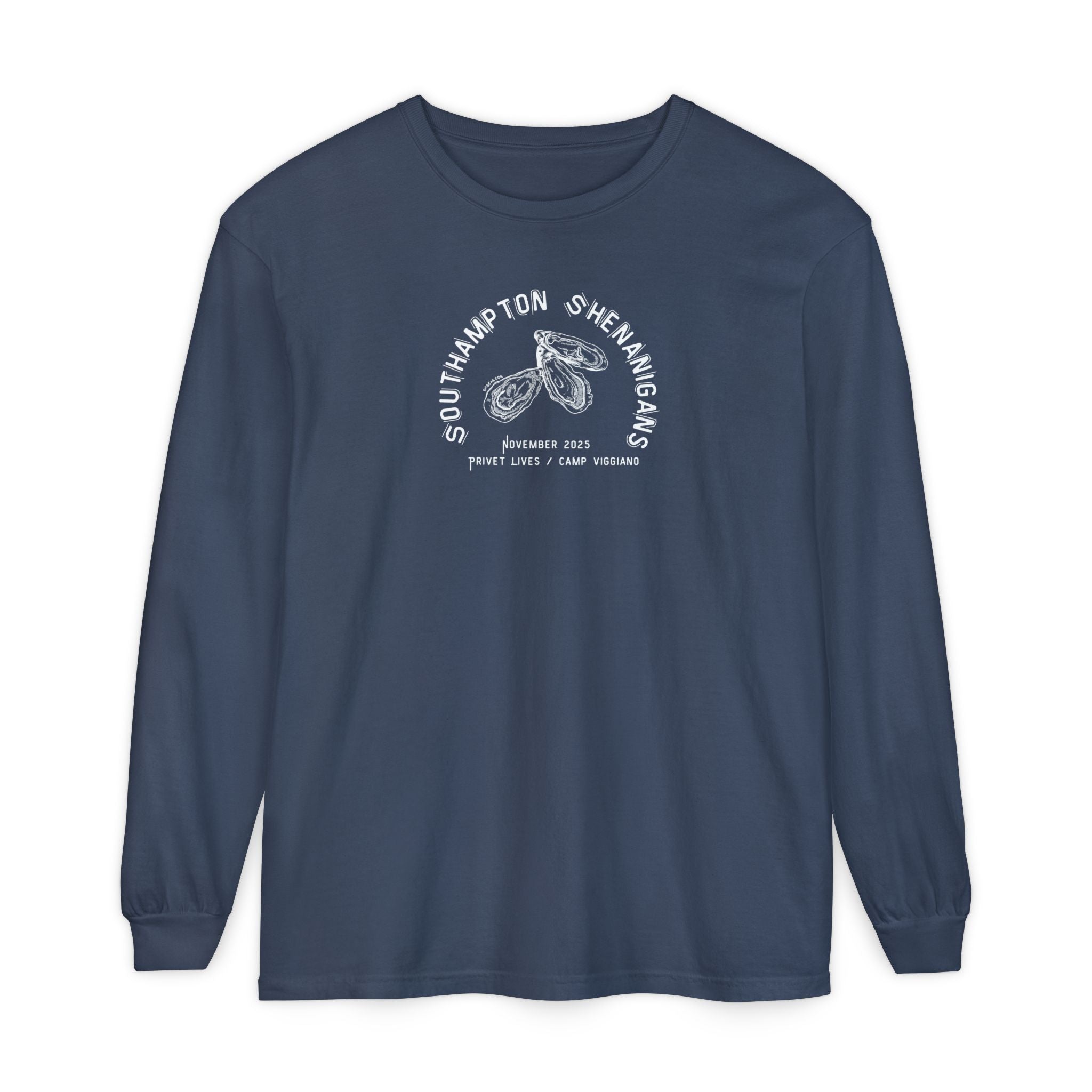 Southampton Shenanigans - 2025 Privet Lives / Camp Viggiano Long Sleeve Tee (Comfort Colors®)
