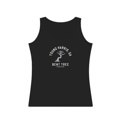 Women’s tank-top, bent tree graphic, by 515 Gear | Young Harris, GA | cotton tank perfect for outdoors or workouts