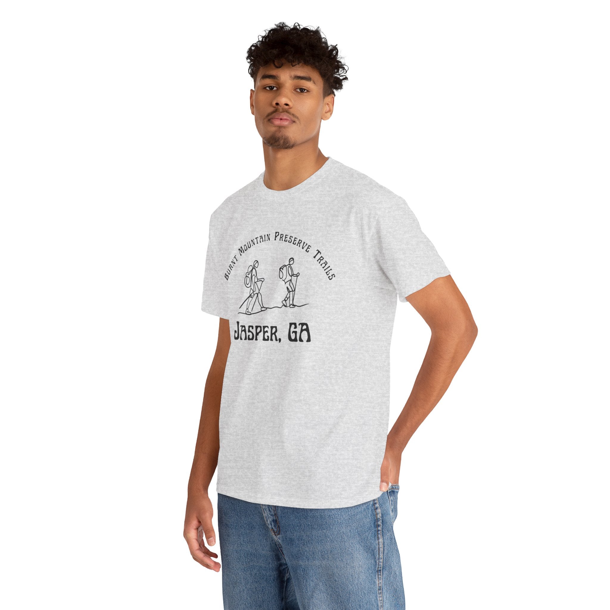 Burnt Mountain Preserve Trails, Unisex Heavy Cotton Tee