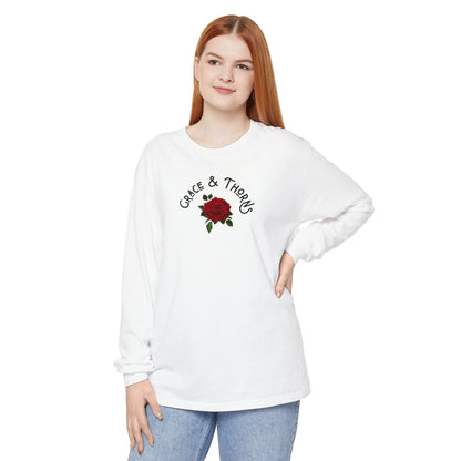 The Grace & Thorns Long Sleeve Comfort Colors Long Sleeve T-Shirt