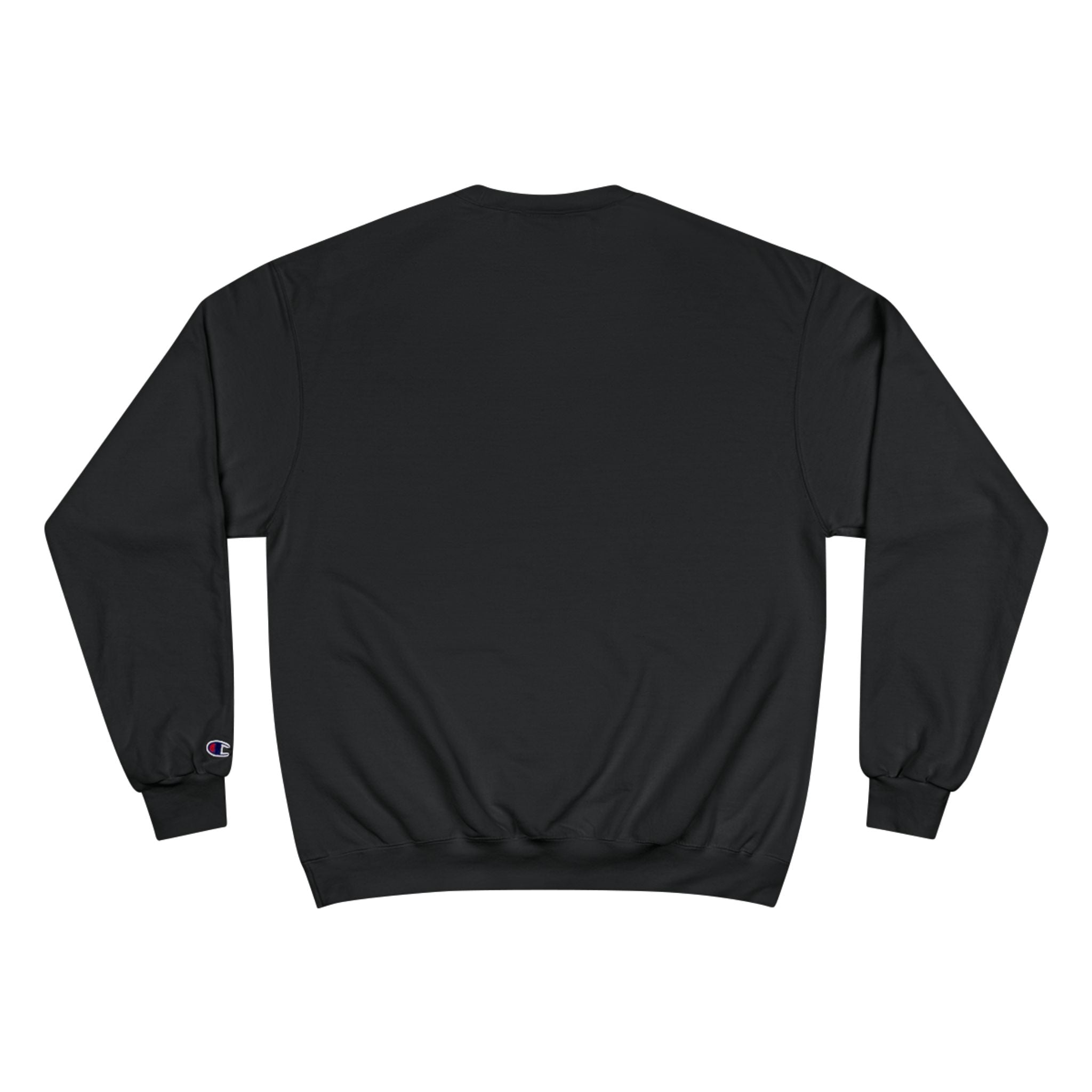Black sweatshirt on a white background