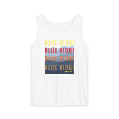 unisex tank-top, mountains graphic, by 515 Gear | Blue Ridge, GA | cotton tank perfect for casual hikes and workouts