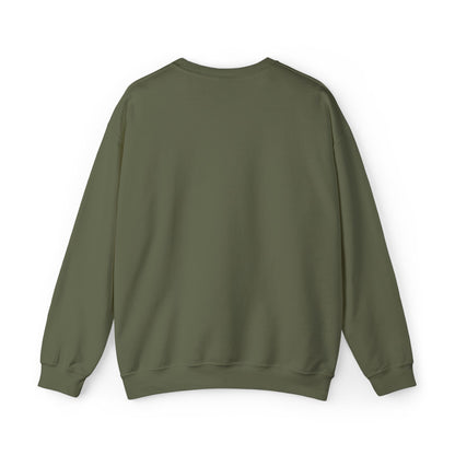 Green sweatshirt on a white background