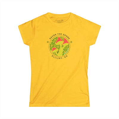 Women’s Softstyle "Savor the Spore" Ellijay Mushroom Tee