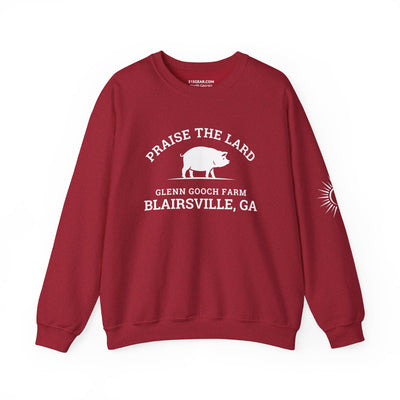 Sweatshirt, Praise the Lard Design, by 515Gear.com | Blairsville, GA | Glenn Gooch Farm