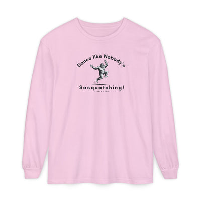Dance Like Nobody's Sasquatching - Comfort Colors Unisex Long Sleeve T-Shirt by 515Gear.com