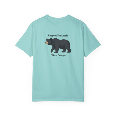 unisex adult T-shirt, Respect the locals, by 515Gear.com | Ellijay, GA | celebrate our local black bears