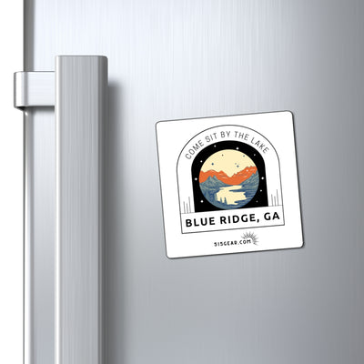 Refrigerator Magnet, by 515Gear.com | Blue Ridge, GA | Come Sit by the Lake!