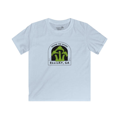 Kid’s T-Shirt, Savor the Spore by 515Gear.com | Ellijay, GA | Have good morels!