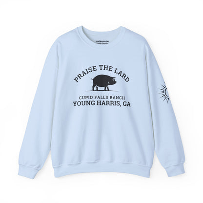 Sweatshirt, Praise the Lard Design, 515Gear.com | Young Harris, GA | Cupid Falls Ranch