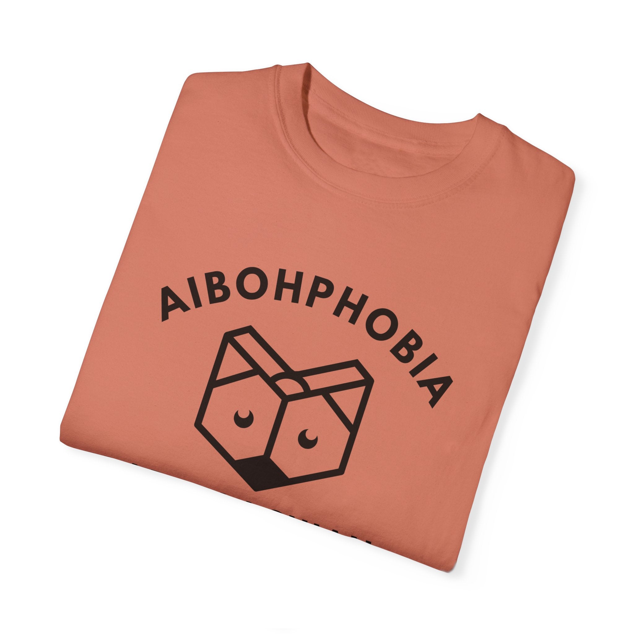 Word Fun: Palindrome - aibohphobia - Garment-Dyed T-shirt