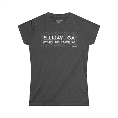 Women’s t-shirt by 515Gear.com | Ellijay, GA | Uncork with vineyard lifestyle graphic perfect for girls’ weekends