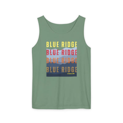 unisex tank-top, mountains graphic, by 515 Gear | Blue Ridge, GA | cotton tank perfect for casual hikes and workouts