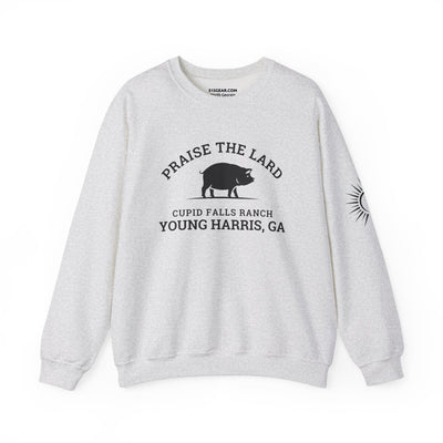 Sweatshirt, Praise the Lard Design, 515Gear.com | Young Harris, GA | Cupid Falls Ranch