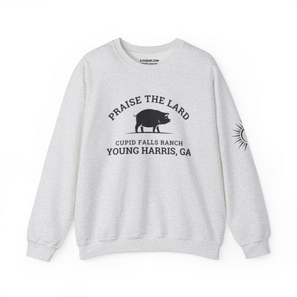 Sweatshirt, Praise the Lard Design, 515Gear.com | Young Harris, GA | Cupid Falls Ranch