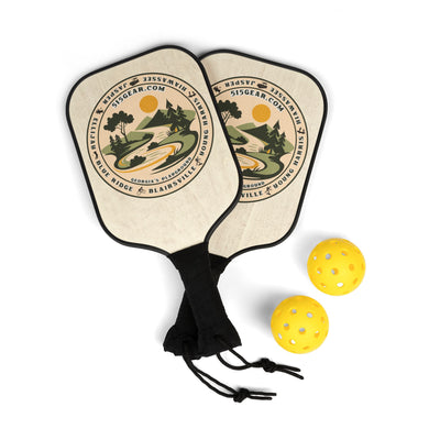 Pickleball Paddles Set – North Georgia Mountains Design Pickleball Kit (2 Paddles + 2 Balls)