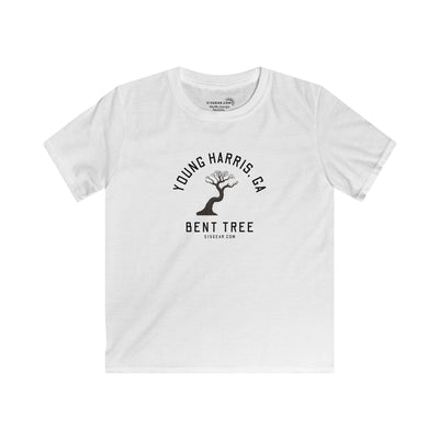 Kid’s T-Shirt, Bent Tree design by515Gear.com | Young Harris, GA | Don't leave the trail!