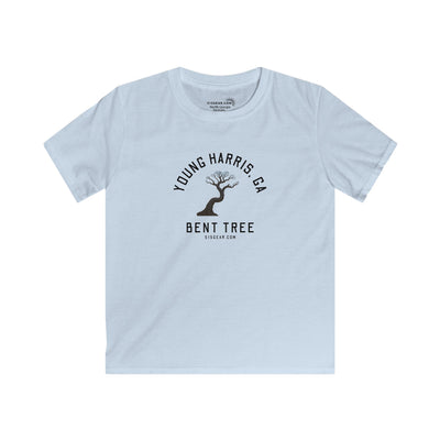 Kid’s T-Shirt, Bent Tree design by515Gear.com | Young Harris, GA | Don't leave the trail!
