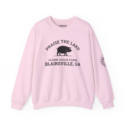 Sweatshirt, Praise the Lard Design, 515Gear.com | Blairsville, GA | Glenn Gooch Farm