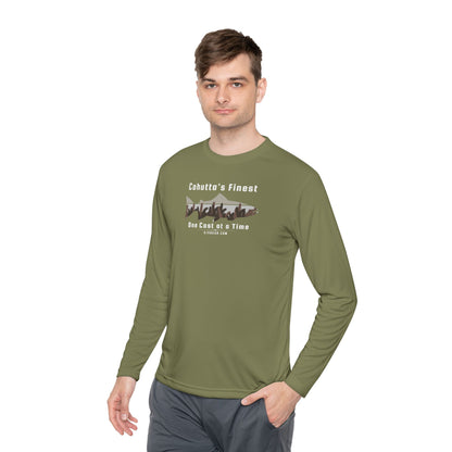 Cohutta’s Finest - One Cast at a Time - Unisex, Performance Long Sleeve T-Shirt