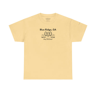 Unisex Adult T-shirt, Play Outside, by 515Gear.com | Blue Ridge, GA | Hiking themed t-shirt
