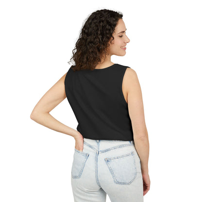 unisex tank-top, Blairsville mountain skyline graphic, by 515 Gear | Blairsville GA | soft cotton tank perfect for casual hikes and workouts