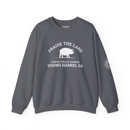 Sweatshirt, Praise the Lard Design, by 515Gear.com | Young Harris, GA | Cupid Falls
