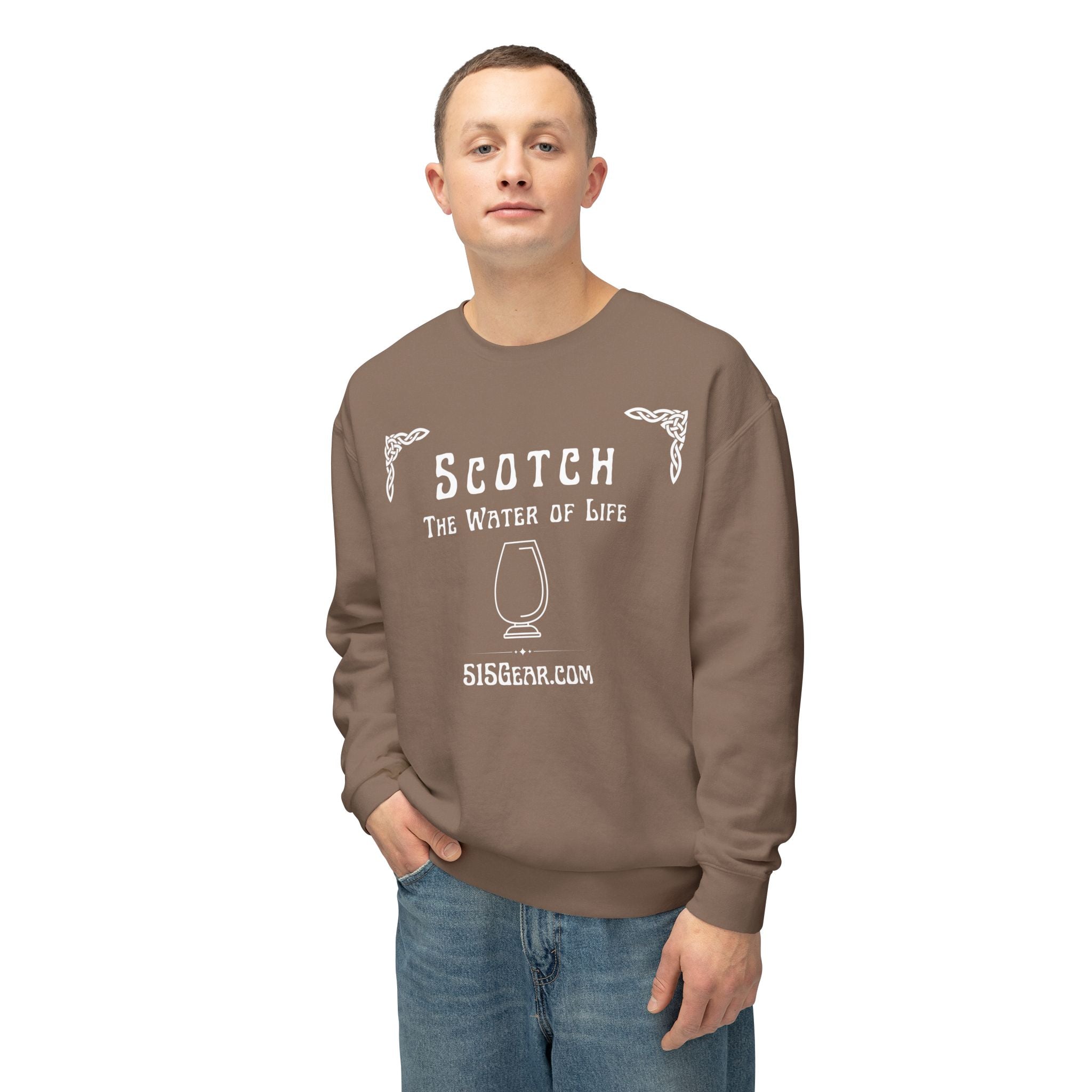 Scotch, The Water of Life - Unisex Lightweight Crewneck Sweatshirt