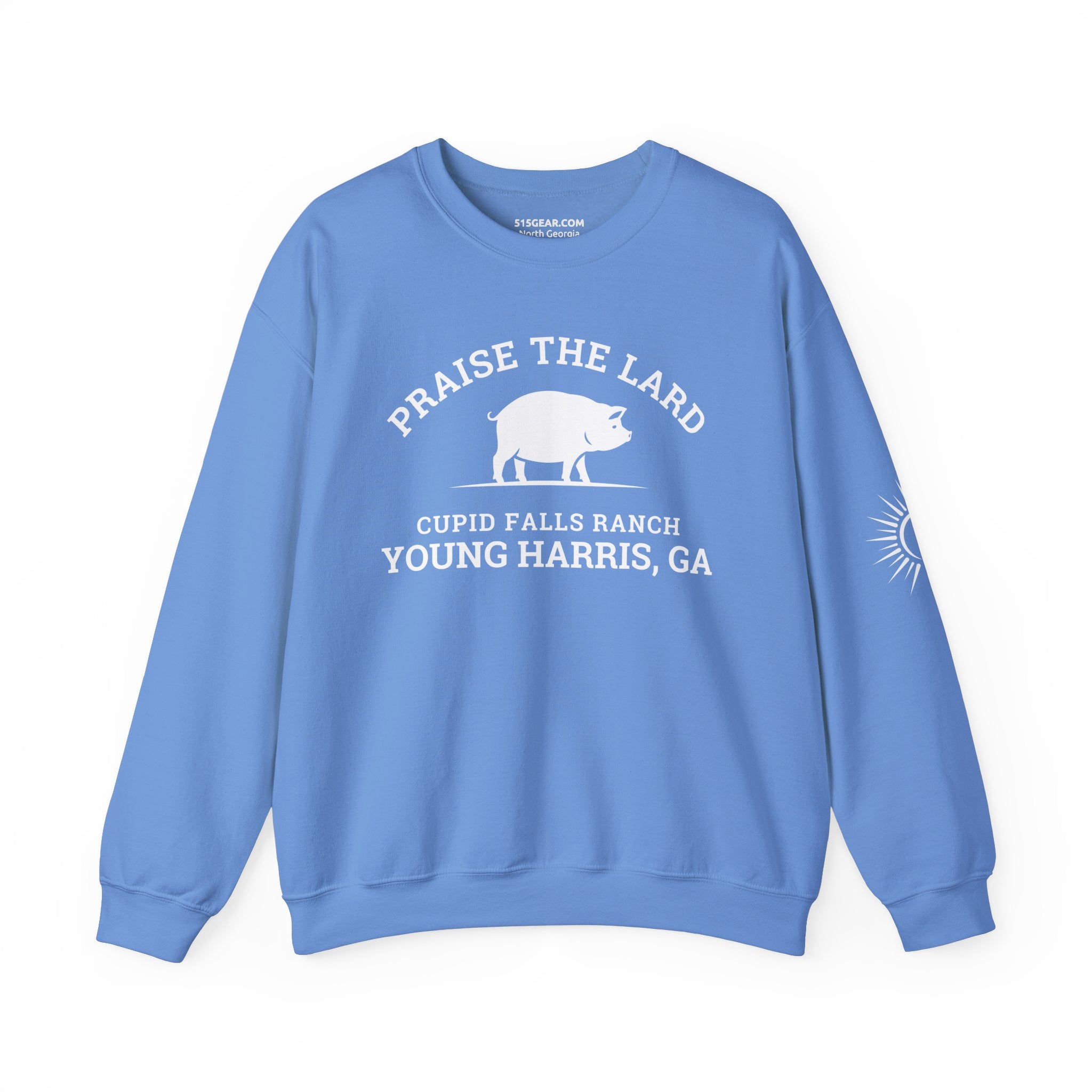 Young Harris, Praise the Lard, Cupid Falls Ranch - Heavy Blend™ Crewneck Sweatshirt