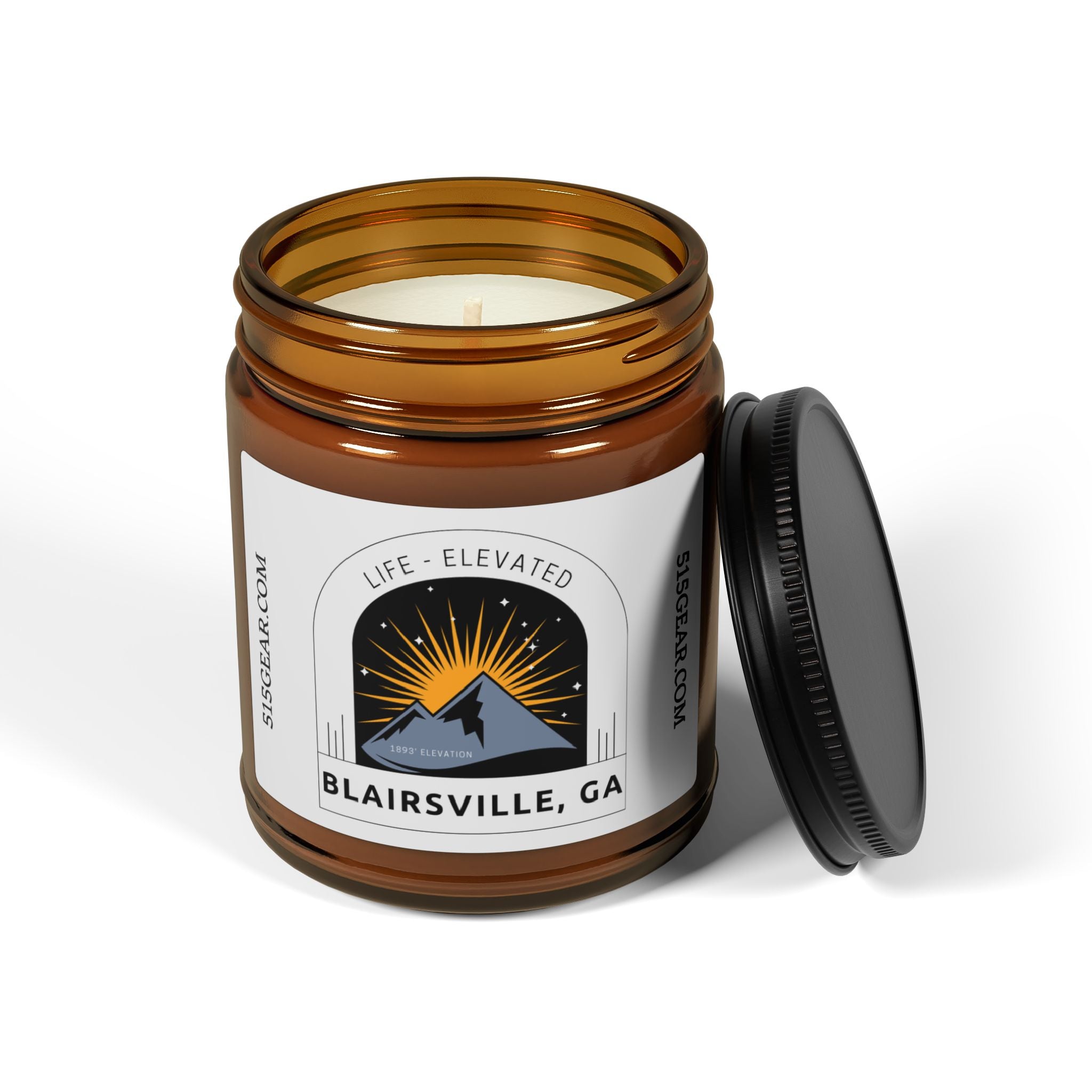 Blairsville Scented Soy Candle (9 oz Amber Jar)