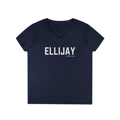 Women’s V-Neck T-shirt, by 515Gear.com | Ellijay, GA | Classic cotton, semi-fitted t-shirt 