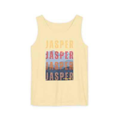 unisex tank-top, mountains graphic, by 515 Gear | Jasper, GA | cotton tank perfect for casual hikes and workouts