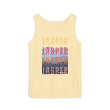 unisex tank-top, mountains graphic, by 515 Gear | Jasper, GA | cotton tank perfect for casual hikes and workouts