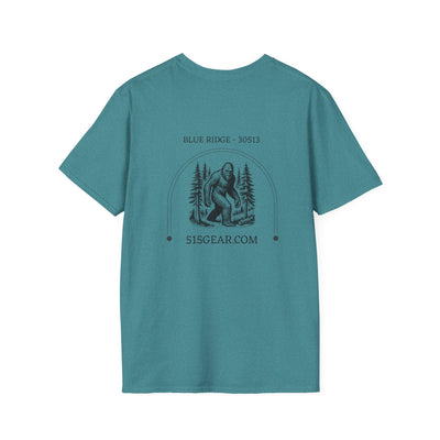 Adult T-shirt, Forest & Bigfoot graphic by 515Gear.com | Blue Ridge, GA | 30513