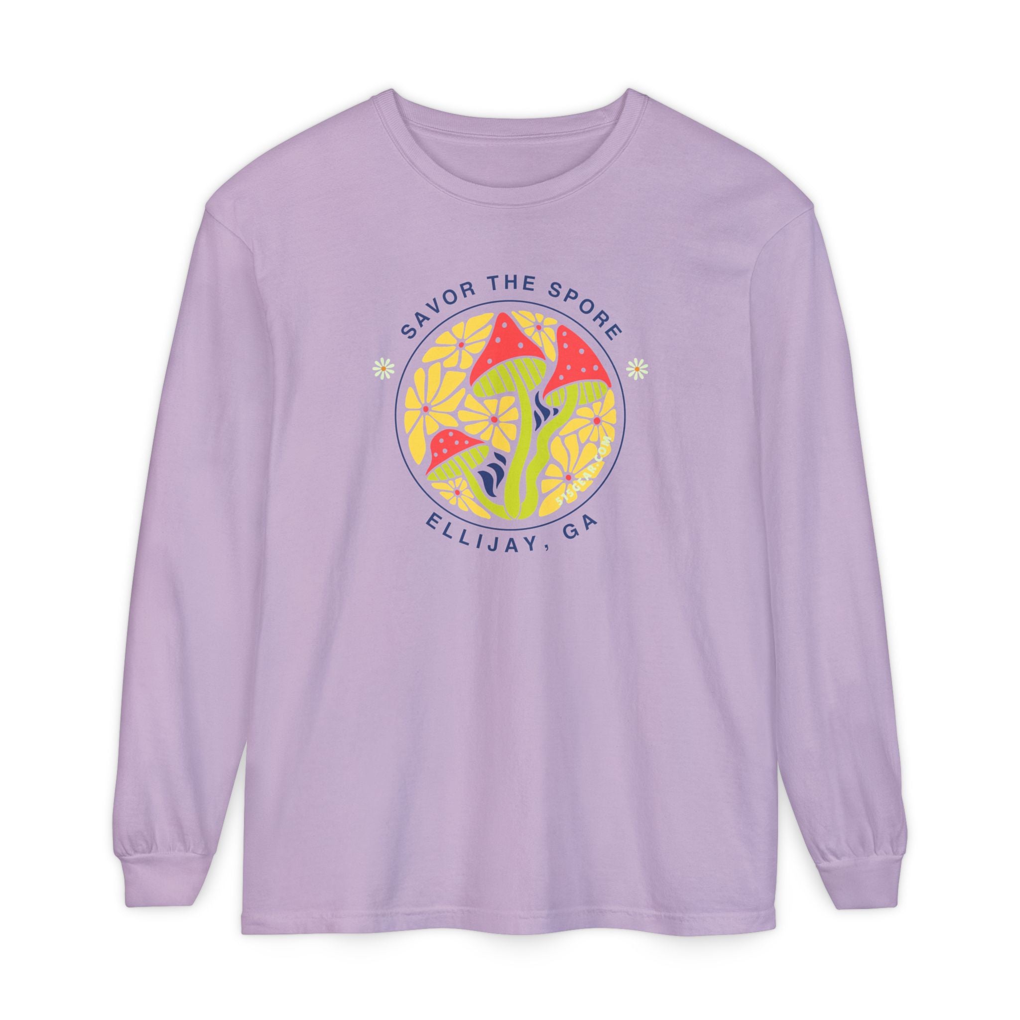 Savor the Spore – Ellijay, GA Unisex Long-Sleeve Tee