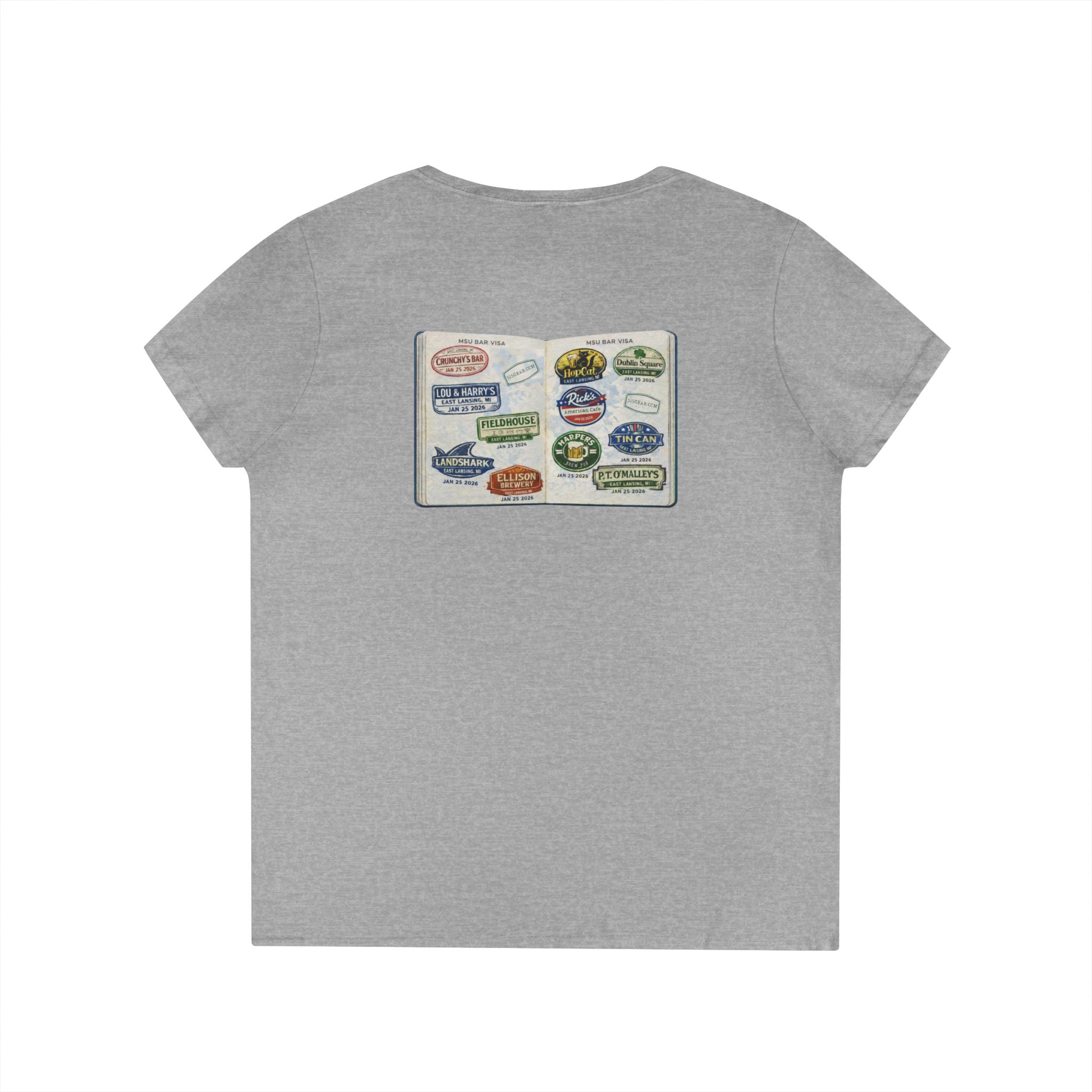 EASy Does It - Official 21st East Lansing Expedition V-Neck Tee