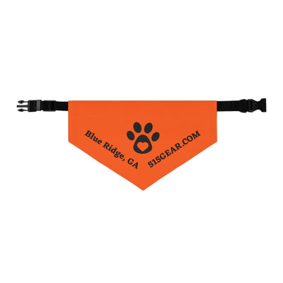Dog Bandana, by 515 Gear.com | Blue Ridge, GA |  Orange Bling for your favorite pup!