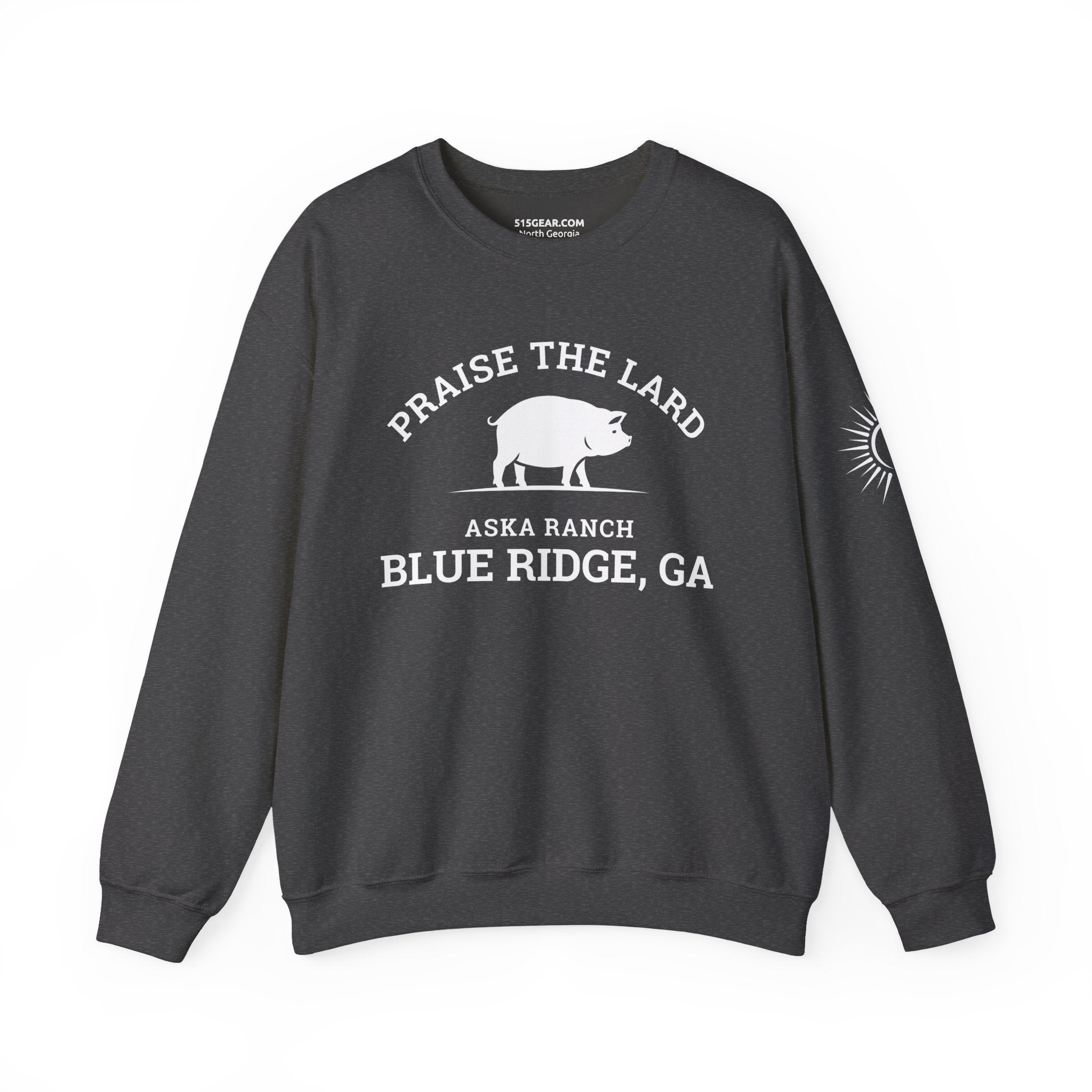 Blue Ridge Praise the Lard, Aska Ranch - Heavy Blend™ Crewneck Sweatshirt