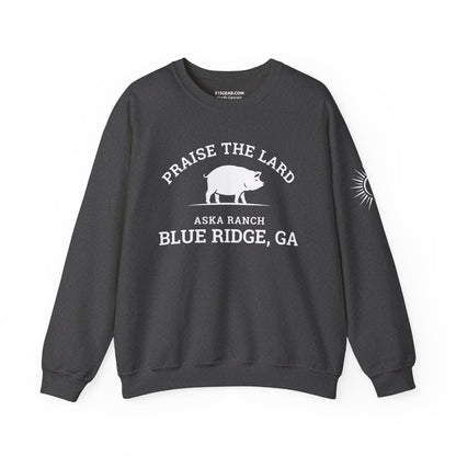 Blue Ridge Praise the Lard, Aska Ranch - Heavy Blend™ Crewneck Sweatshirt