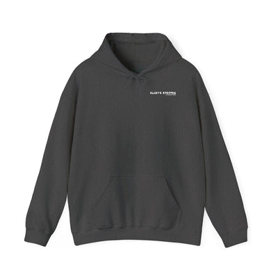 Dark gray hoodie with Always Spartan Text
