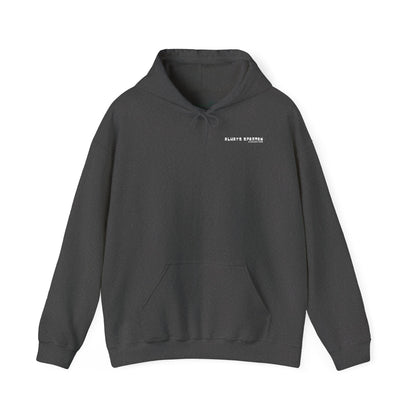 Dark gray hoodie with Always Spartan Text

