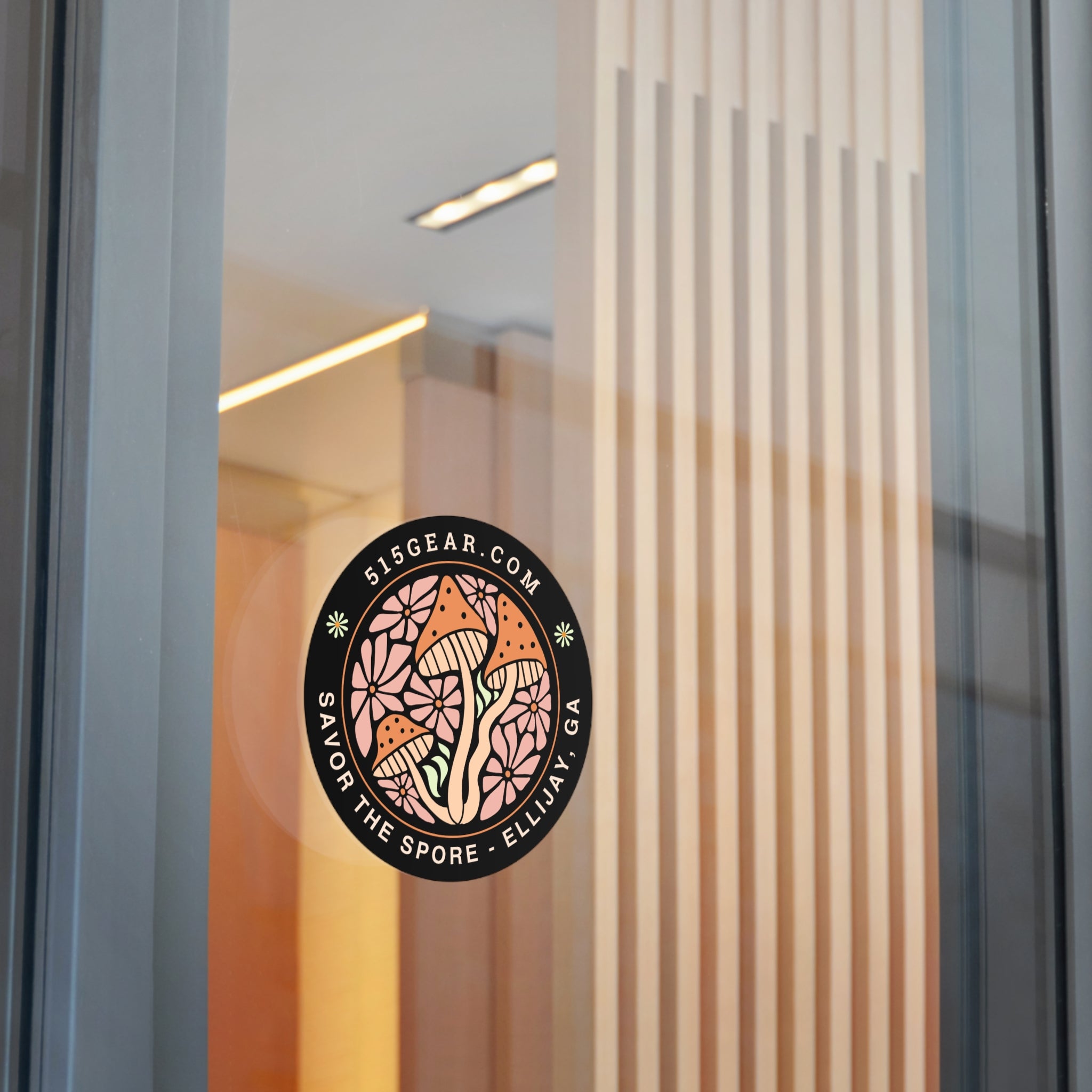 515Gear Mushroom Sticker, by 515Gear.com | Ellijay. GA | Savor the Spore!