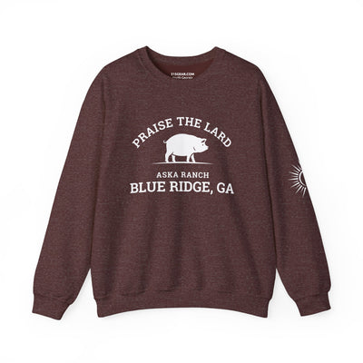 Sweatshirt, Praise the Lard Design, by 515Gear.com | Blue Ridge, GA | Aska Forest Farm