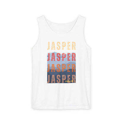 unisex tank-top, mountains graphic, by 515 Gear | Jasper, GA | cotton tank perfect for casual hikes and workouts