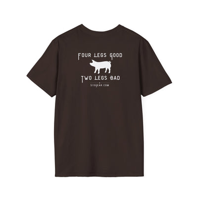 unisex adult t-shirt, satirical reference for “Orwellian” lovers | 515Gear.com | anyone love Animal Farm?