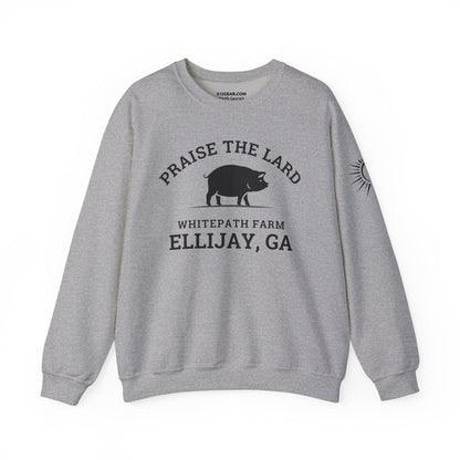 Ellijay, Praise the Lard, Whitepath Farm - Heavy Blend™ Crewneck Sweatshirt