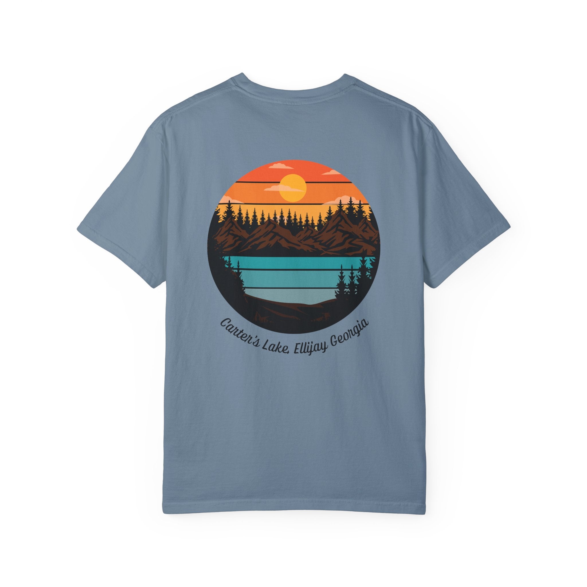 Carter's Lake, Comfort Colors Garment-Dyed T-shirt