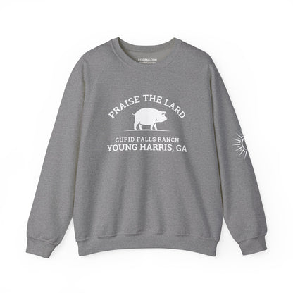 Sweatshirt, Praise the Lard Design, by 515Gear.com | Young Harris, GA | Cupid Falls