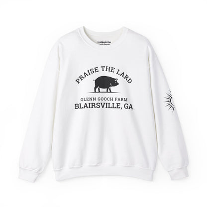 Sweatshirt, Praise the Lard Design, 515Gear.com | Blairsville, GA | Glenn Gooch Farm